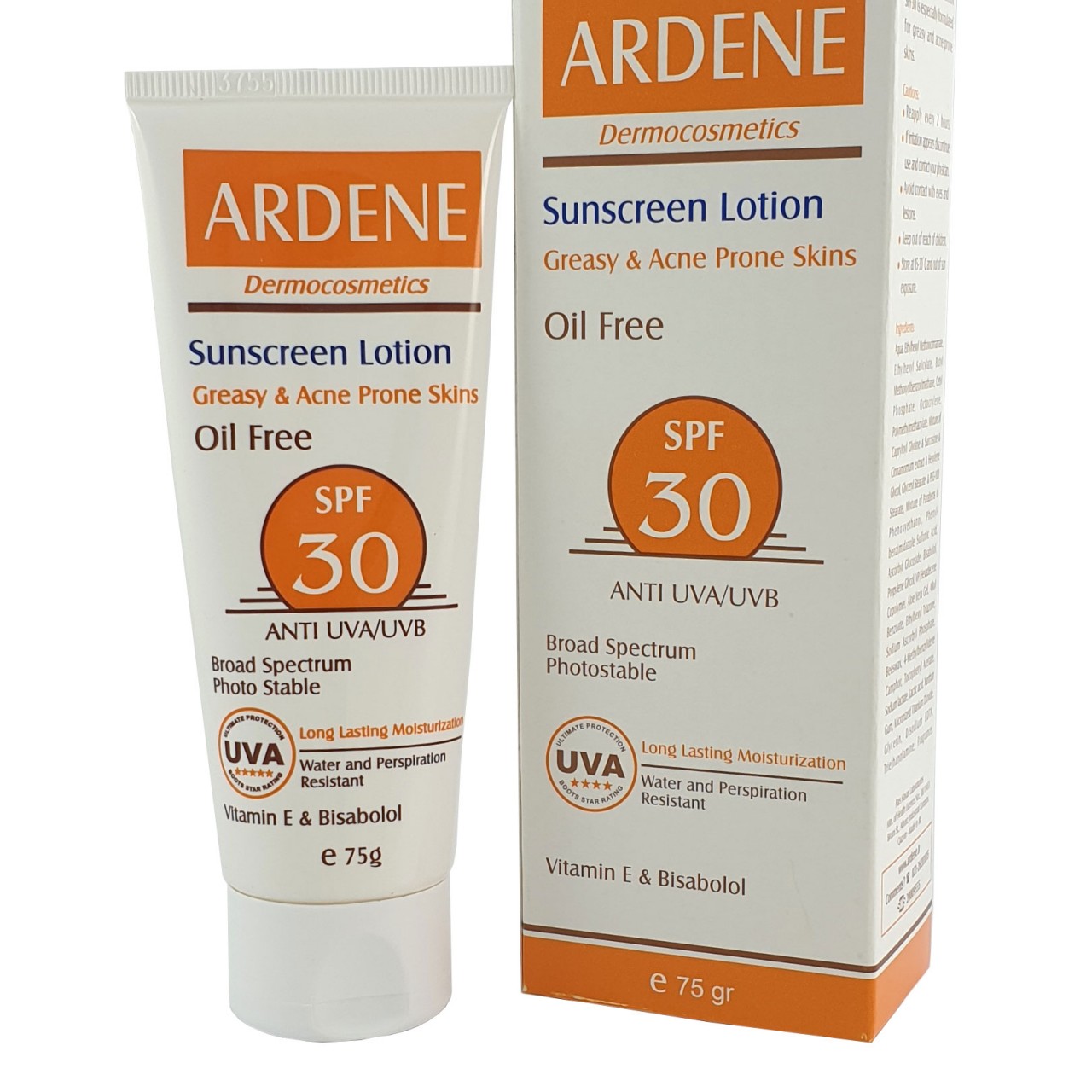 لوسیون ضدآفتاب آردن SPF30 فاقد چربی وزن 75 گرم