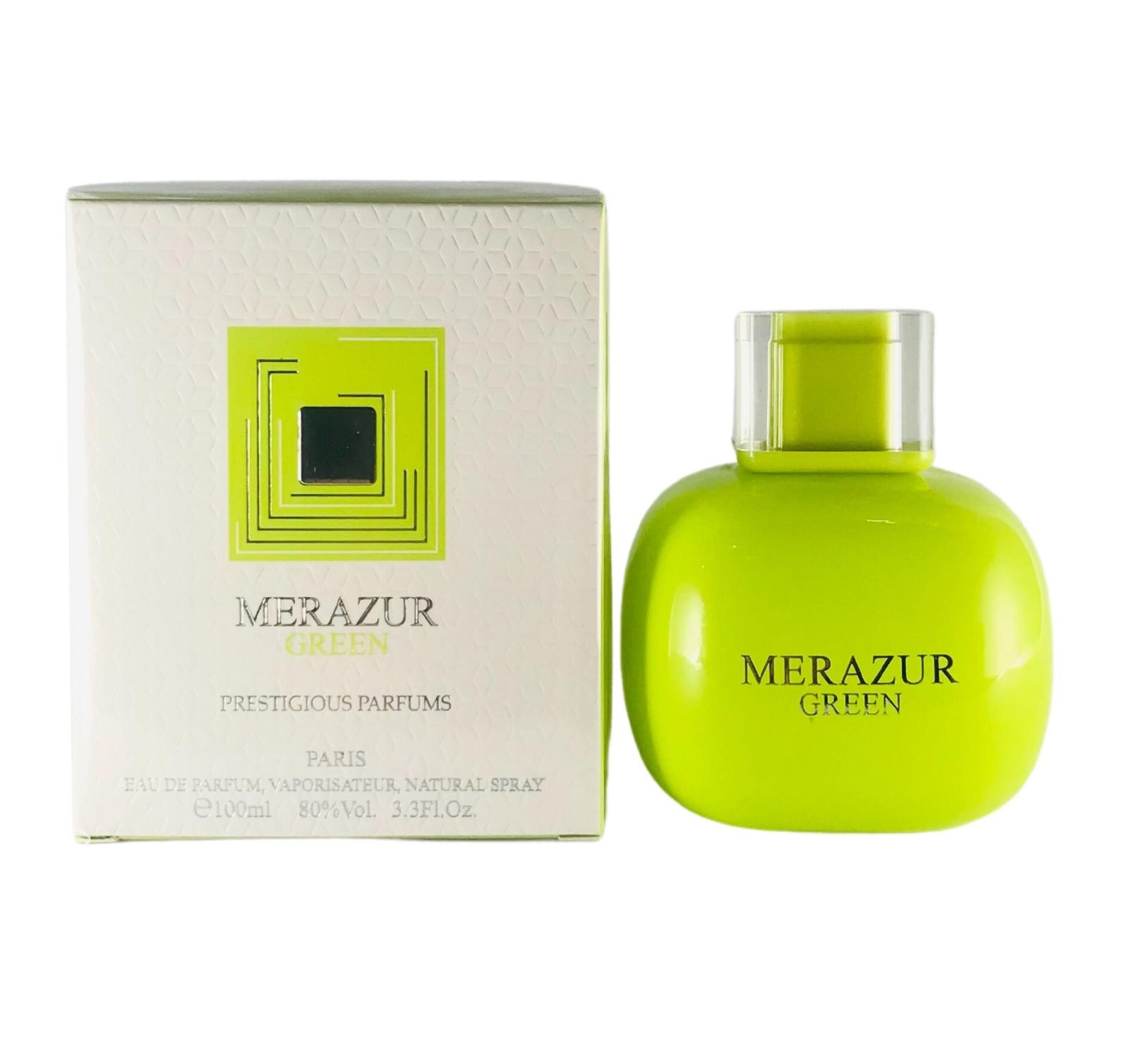 ادکلن مرازور سبز پرستیژ پرفیوم زنانه MERAZUR GREEN