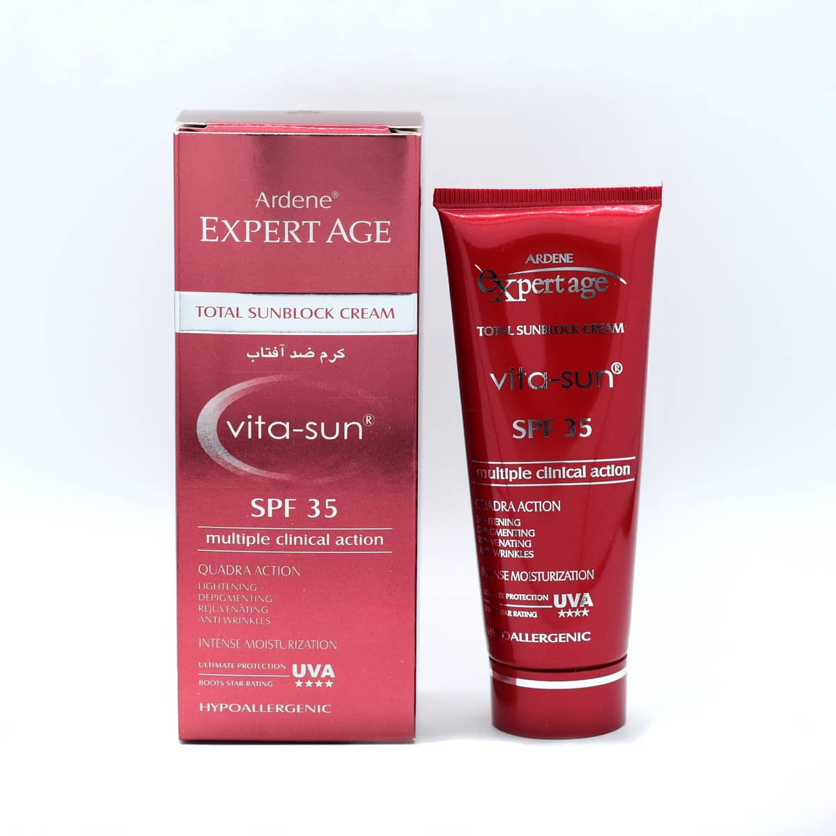 کرم ضد آفتاب آردن اکسپرت ایج مدل Vita-Sun حجم 45 میلی لیتر