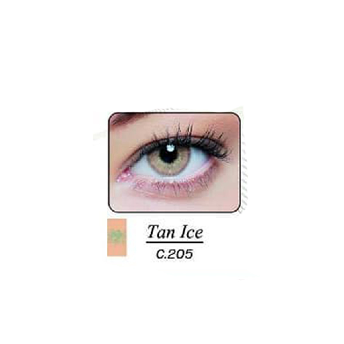 لنز رنگی فصلی زیروسون | برنز یخی2| C.205 (کد28)