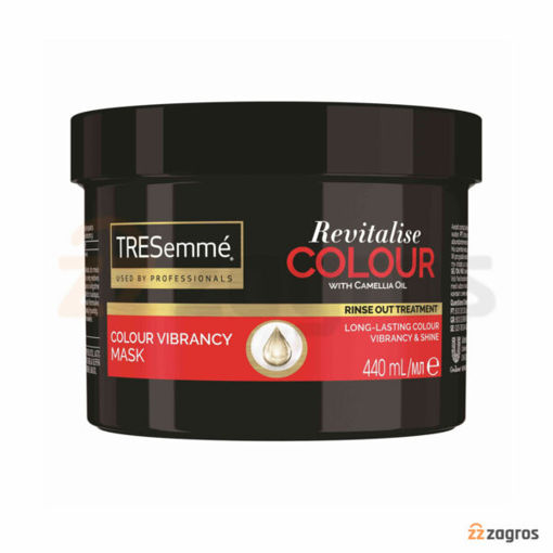 ماسک مو ترزمه TRESEMME موهای رنگ شده مدل COLOR REVITALISE حجم 440 میل