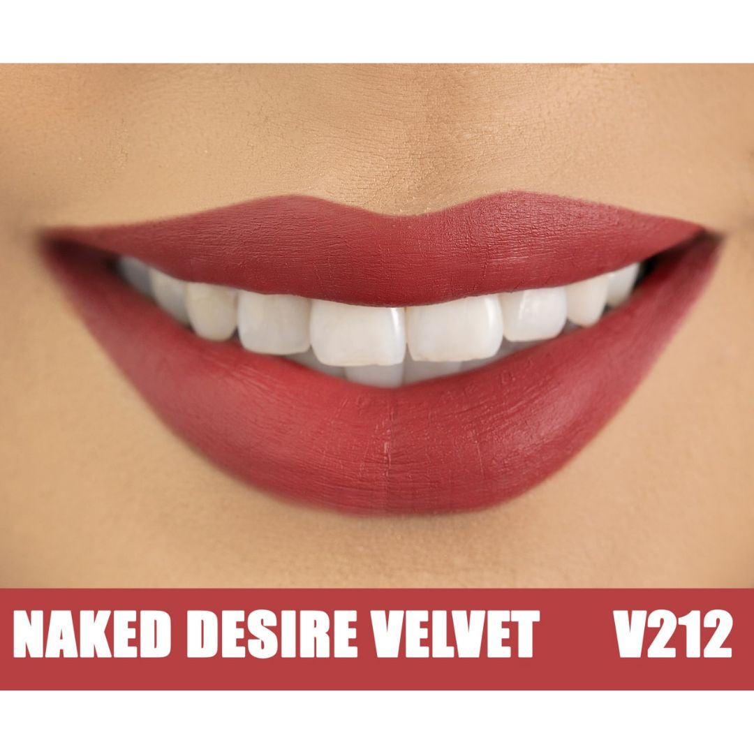 رژلب جامد مخملی فان فیس نیکد دیزایر شماره v212
