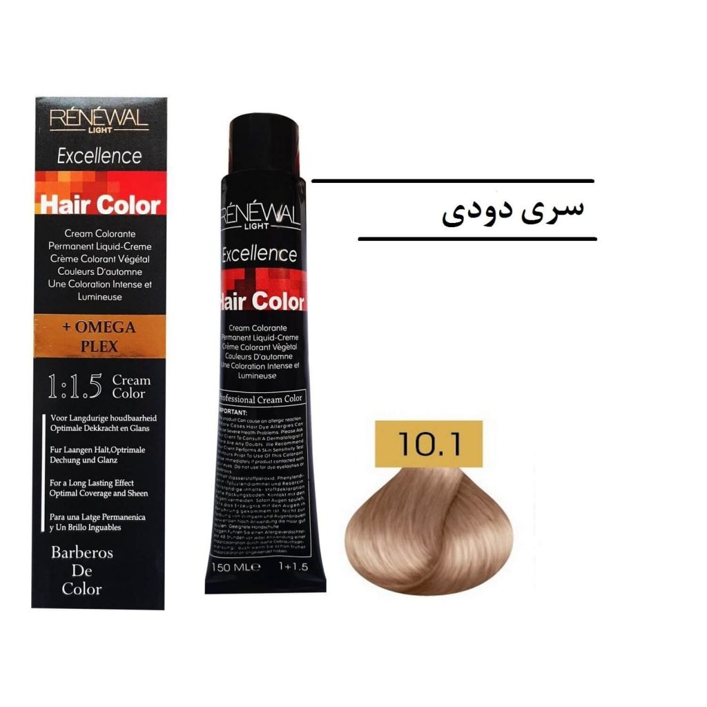 رنگ مو رنوال بلوند دودی فوق العاده روشن 10.1