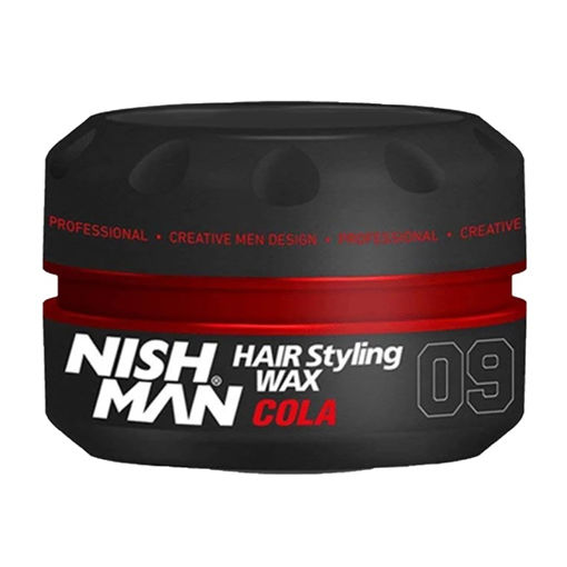 واکس مو ژلی نیشمن NISHMAN 09 STYLING WAX COLA رایحه کوکاکولا 150 میل